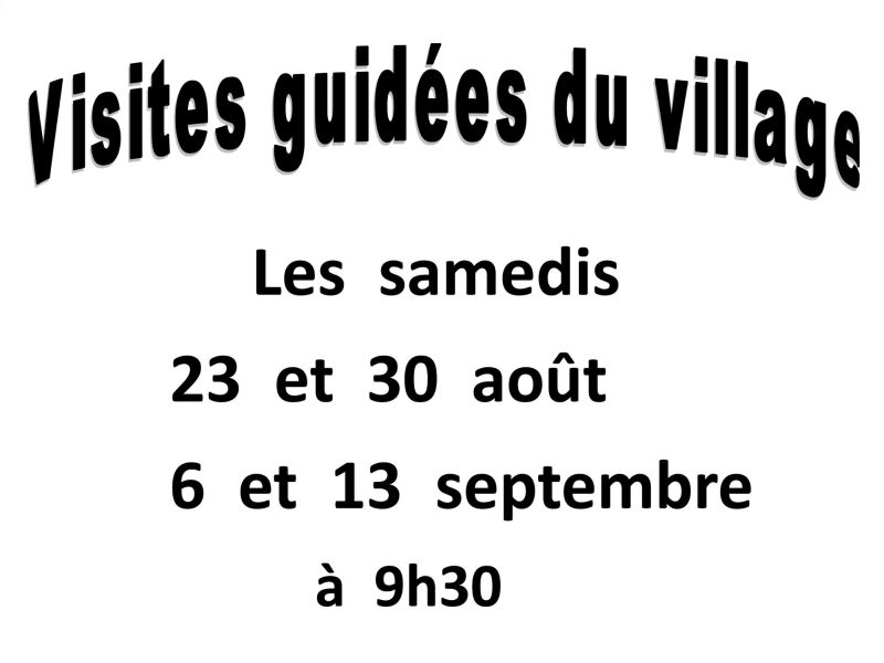 Visites guidées du village de Boulieu